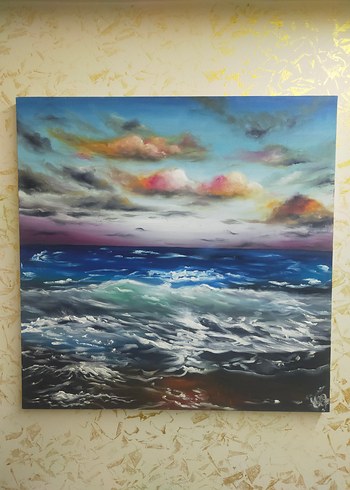 büyük yağlı boya tablo - Görsel 6