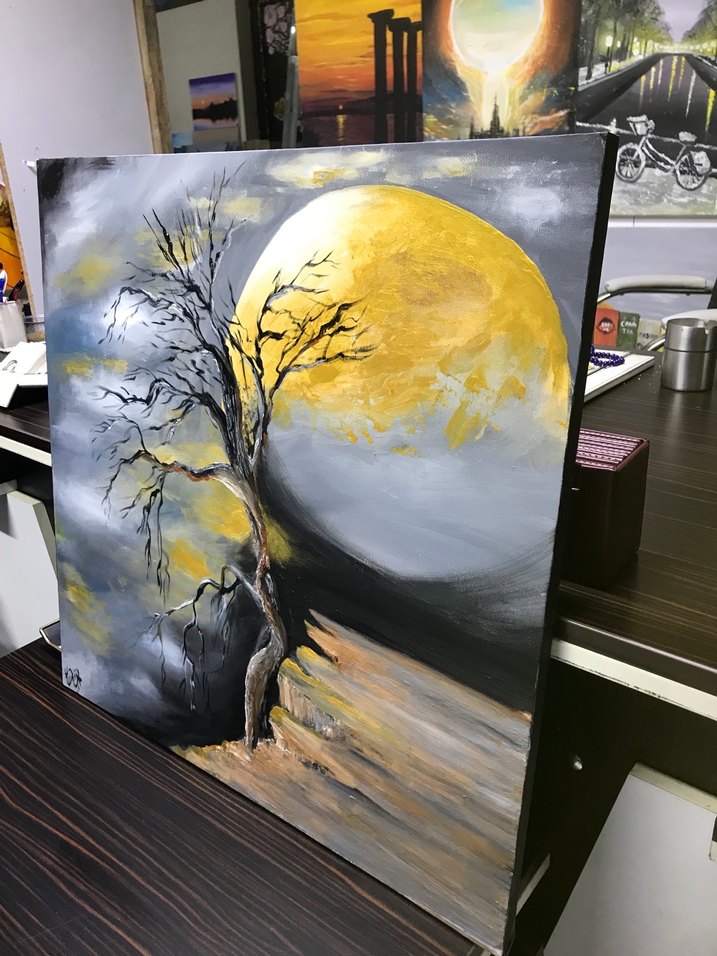 Yağlı boya tablo 60 cm - Görsel 3