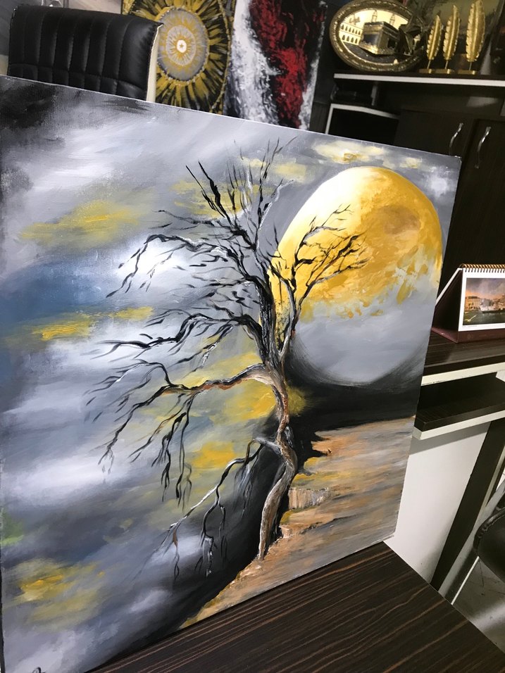 Yağlı boya tablo 60 cm - Görsel 5