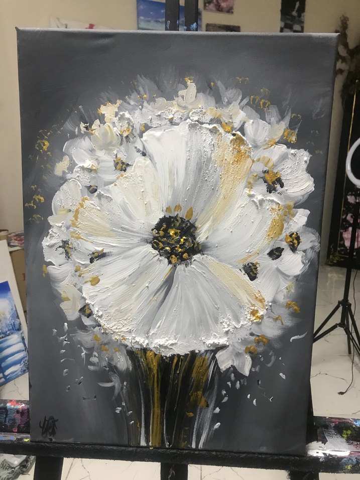 El yapımı tablo 35.50 cm - Görsel 2