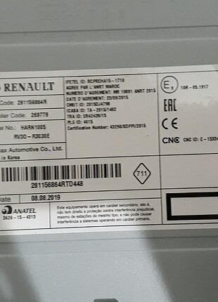 xxl Beden çeşitli Renk Renault oto teyp harn 1005 