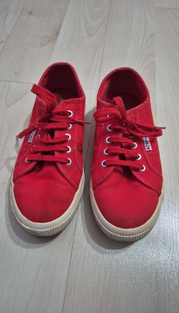 Superga kız çocuk keten ayakkabı - Görsel 2