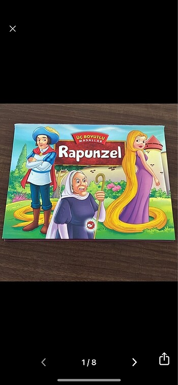 Rapunzel - 3 Boyutlu Kitap