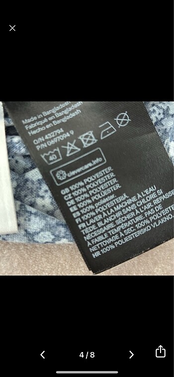 6 Yaş Beden çeşitli Renk H&M - Kız Çocuk Tişört