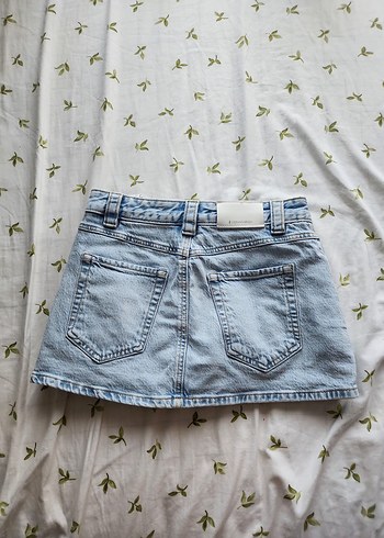 Stradivarius Denim Mini Etek
