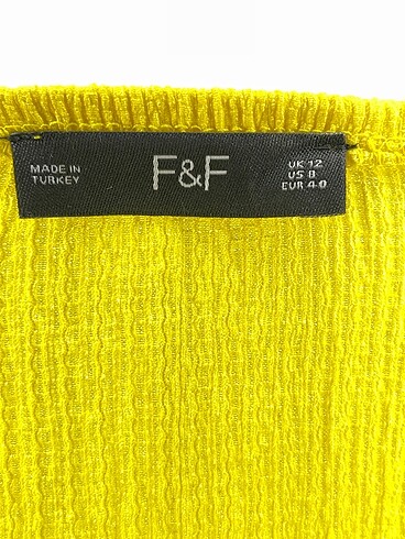 40 Beden sarı Renk F&F Kısa Elbise %70 İndirimli.