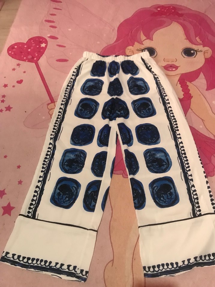 Mavi Bağlama Desenli Ikılı takım - Görsel 4