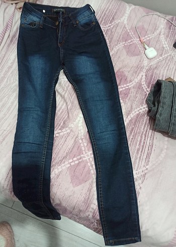 Kadın Lacivert skinny jeans Kot Pantolon