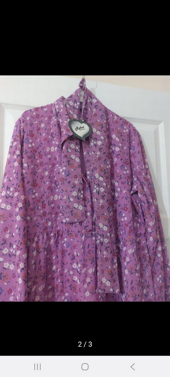 Mor  Elbise - Görsel 2