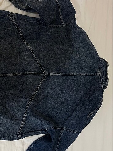 m Beden lacivert Renk Oversize Kot Ceket