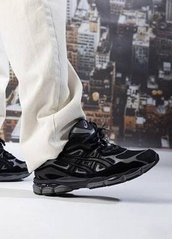 39,5 Beden siyah Renk Asics ORJINAL