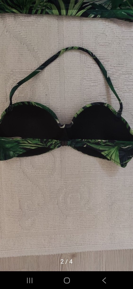 Yeşil Desenli Bohem Bikini Takımı - Görsel 2