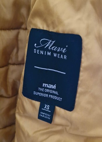 Sarı Fermuarlı Kadın Mont - Görsel 4