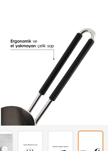 18/10 Paslanmaz Çelik Kahve Fincanı Seti - Görsel 4