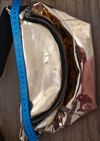 Kadın Altın Renkli  Bel Çantası - Görsel 5