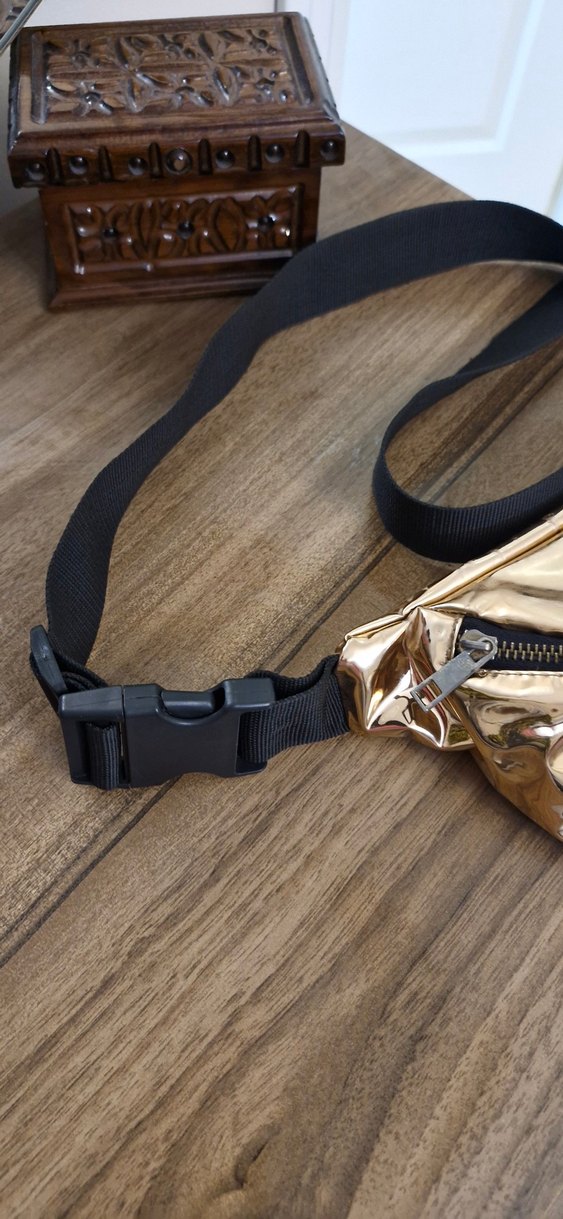 Kadın Altın Renkli  Bel Çantası - Görsel 3