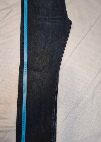 Erkek Lacivert Denim Pantolon - Görsel 3