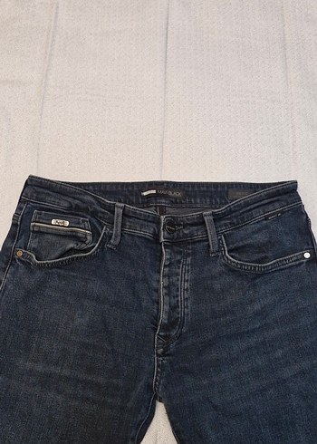 Erkek Lacivert Denim Pantolon - Görsel 4