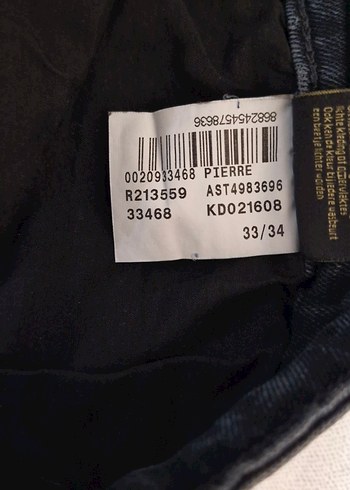 Erkek Lacivert Denim Pantolon - Görsel 6