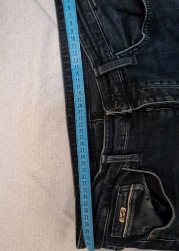 Erkek Lacivert Denim Pantolon - Görsel 7