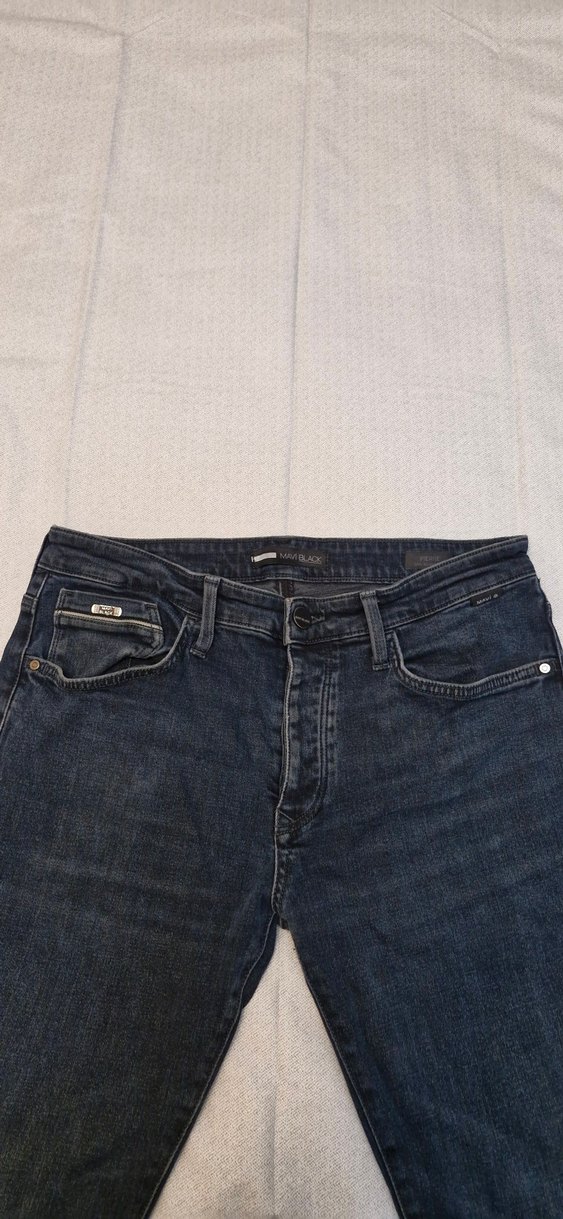 Erkek Lacivert Denim Pantolon - Görsel 4