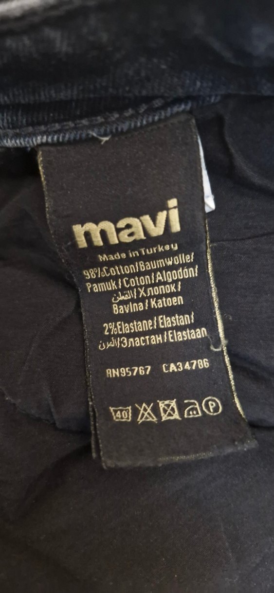 Erkek Lacivert Denim Pantolon - Görsel 5