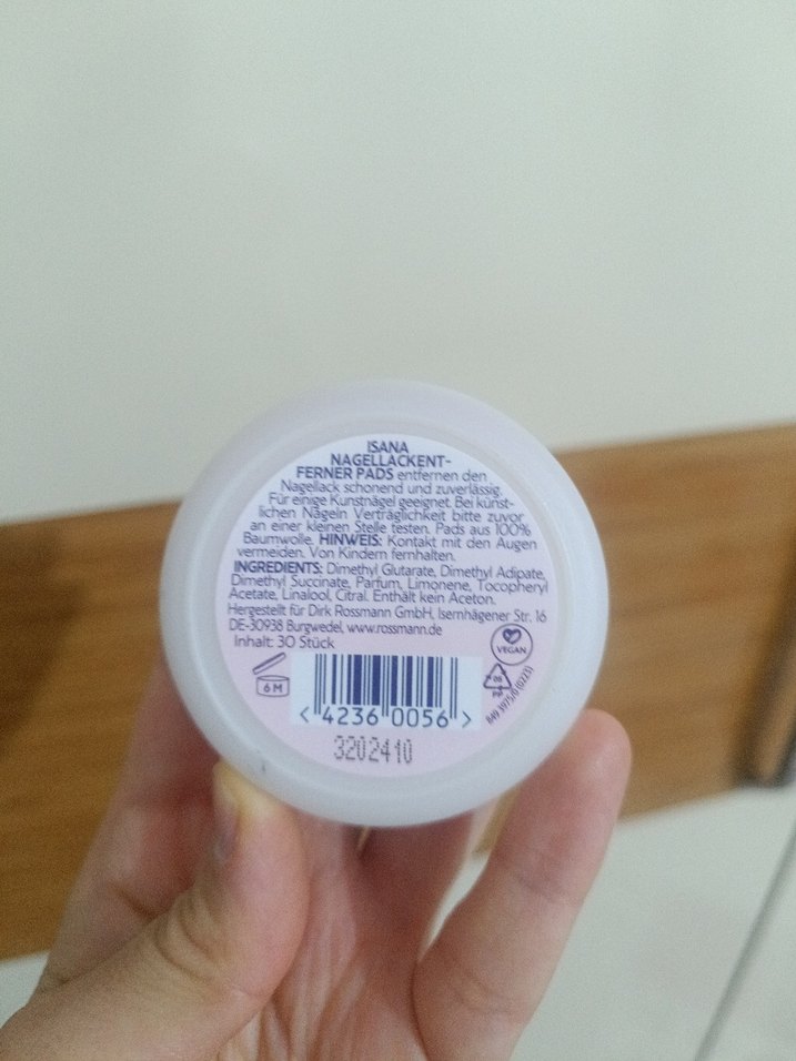 Isana Asetonsuz Oje Çıkarıcı Pedler - Görsel 2