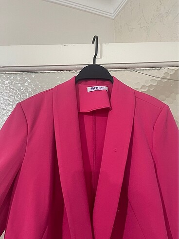 44 Beden Fuşya blazer ceket