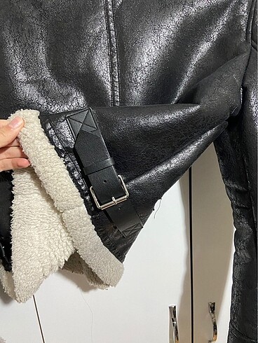 s Beden siyah Renk Bershka mont