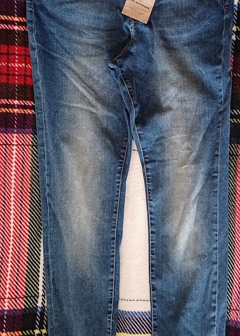 M&S Kadın Mavi Denim Jean - Görsel 4