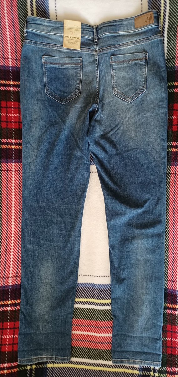 M&S Kadın Mavi Denim Jean - Görsel 3