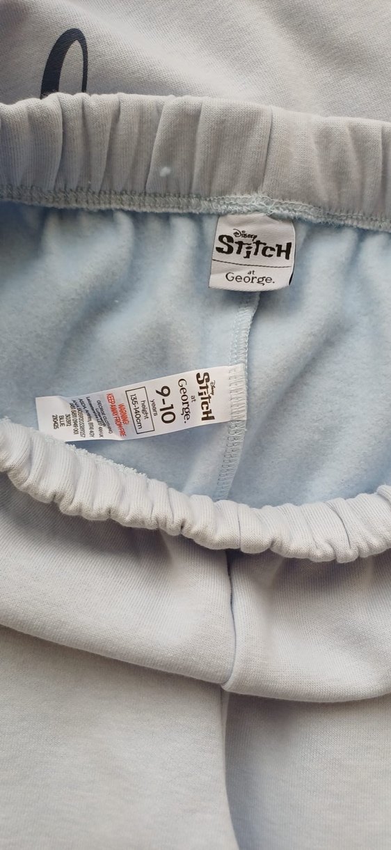 Stitch Gri Kapüşonlu Kız Eşofman Takım - Görsel 4