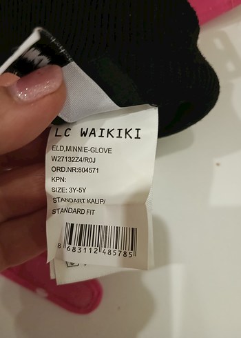 LCW Kız Çocuk Pembe Minnie Mouse Eldiven 3-5 YAŞ - Görsel 3