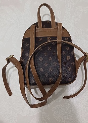 Pierre Cardin Kahverengi Deri Kadın Sırt Çantası - Görsel 11