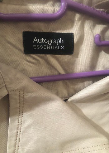 Bej Kadın Midi Trençkot Düğmeli - Görsel 10