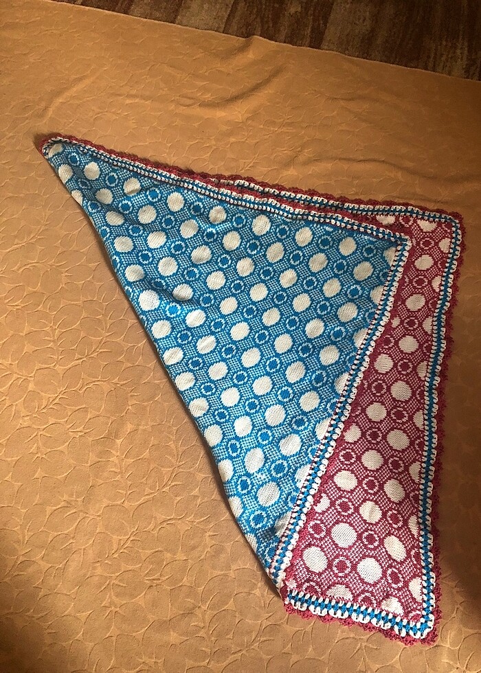 Örgü battaniye - Görsel 5