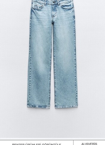 38 Beden Zara Straight jean/ zw1975 straight jeans olarak geçmektedir 