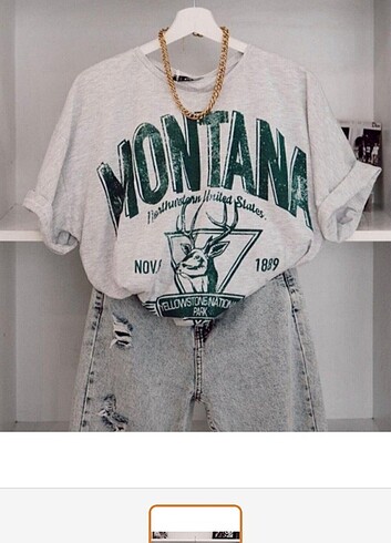 Montana gri tişört 