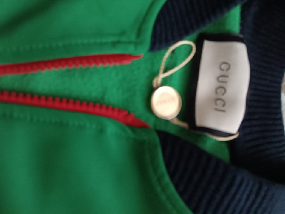 Gucci Yeşil Fermuarlı eşofman üstü - Görsel 3