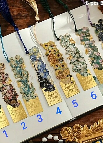 Van Gogh Metal Kitap Ayracı