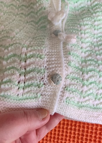 Kız Çocuk Örgü Uzun Kollu Hırka - Görsel 2