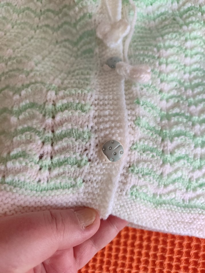 Kız Çocuk Örgü Uzun Kollu Hırka - Görsel 2