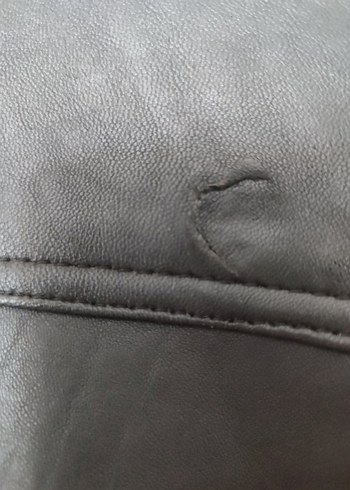 Siyah Kuzu Derisi Ceket, Salaş Kesim - Görsel 5