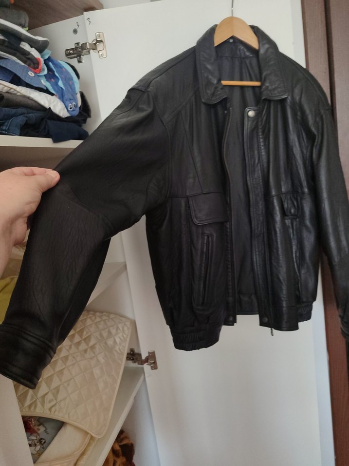 Siyah Kuzu Derisi Ceket, Salaş Kesim - Görsel 2