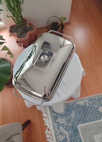 Çelik Kapaklı Isıtmalı sunum tenceresi - Görsel 2