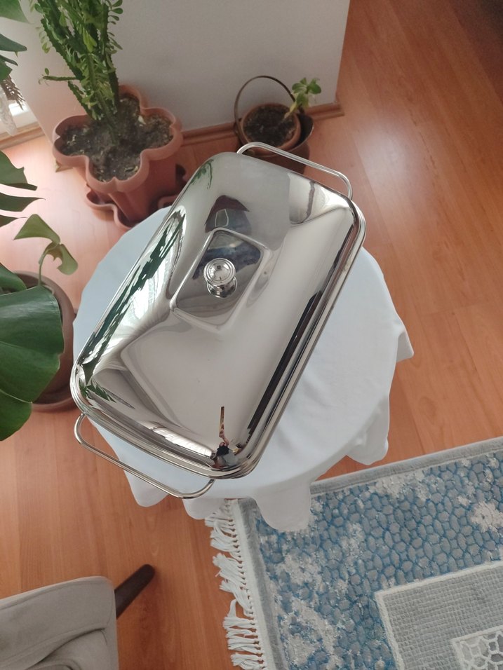 Çelik Kapaklı Isıtmalı sunum tenceresi - Görsel 2