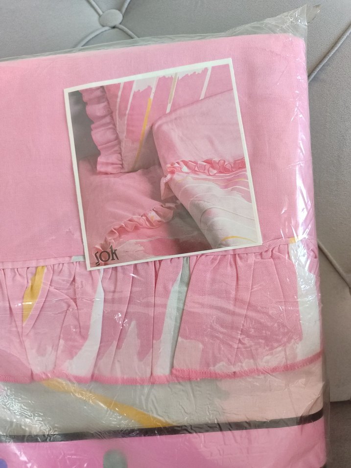 Fırfırlı Vintage Nevresim Takımı - Görsel 2