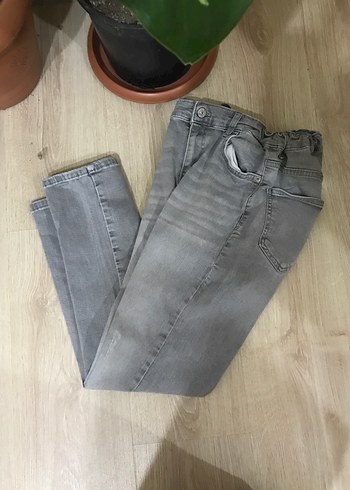 11-12 Yaş Beden Gri Regular Fit Erkek çocuğu Pantolon