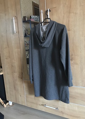 LC Waikiki Gri Kapüşonlu Mickey Mouse Sweatshirt