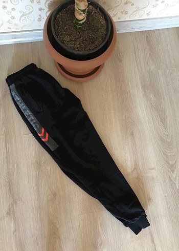 Siyah Erkek Çocuk Bol Kesim Eşofman Altı - Görsel 2